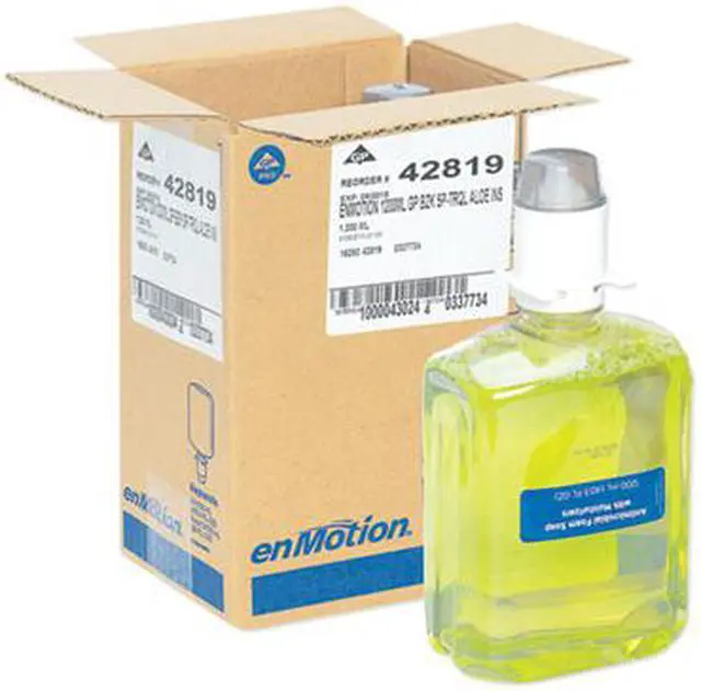 Alt view image 2 of 5 - GP enMotion Automated Touchless Antimicrobial Foam, Tranquil Aloe, 2/Carton
