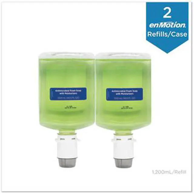 Alt view image 5 of 5 - GP enMotion Automated Touchless Antimicrobial Foam, Tranquil Aloe, 2/Carton