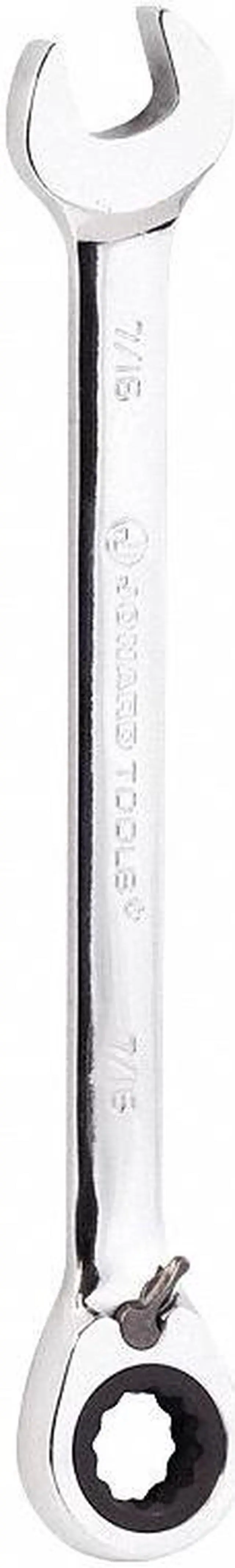 Main image of JONARD TOOLS CWRR-716 Ratcheting Wrench,Head Size 7/16 in.