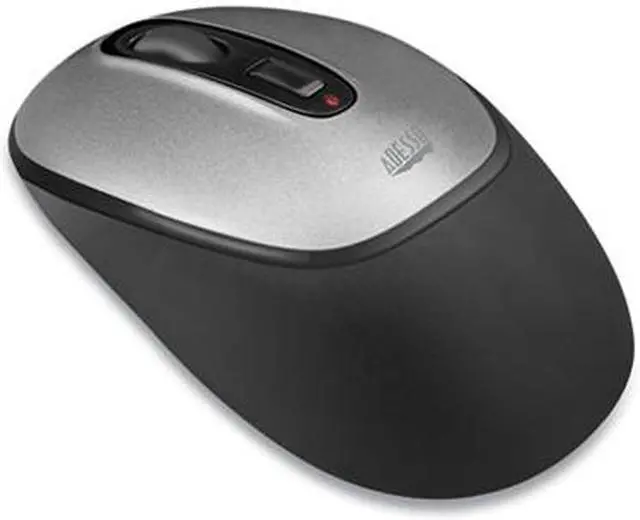 Alt view image 13 of 20 - Adesso iMouse A10 Antimicrobial 1600dpi 2.4GHz Wireless Mouse - Black/Silver