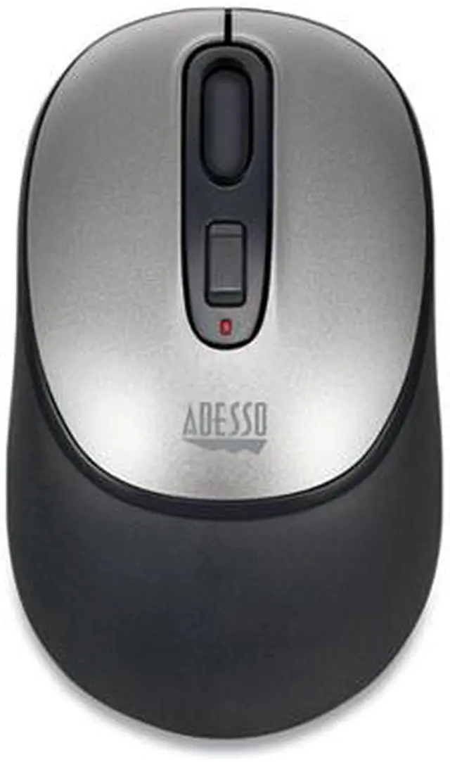 Alt view image 12 of 20 - Adesso iMouse A10 Antimicrobial 1600dpi 2.4GHz Wireless Mouse - Black/Silver