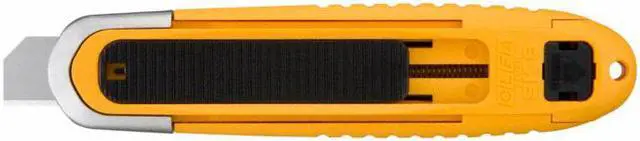 Main image of Safety Utility Knife, 6 In., Black/Ylw