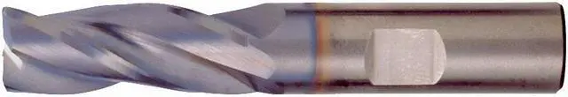 Alt view image 2 of 2 - CLEVELAND C60370 3-Flute Carbide HP CrnRad Single EndMill for Steel&Stainless