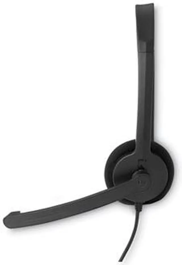 Alt view image 10 of 20 - Verbatim Mono 3.5mm Headset with Microphone and In-Line Remote