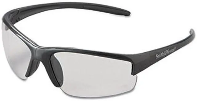 Alt view image 8 of 9 - SMITH & WESSON 21296 Safety Glasses, Wraparound Clear Polycarbonate Lens,