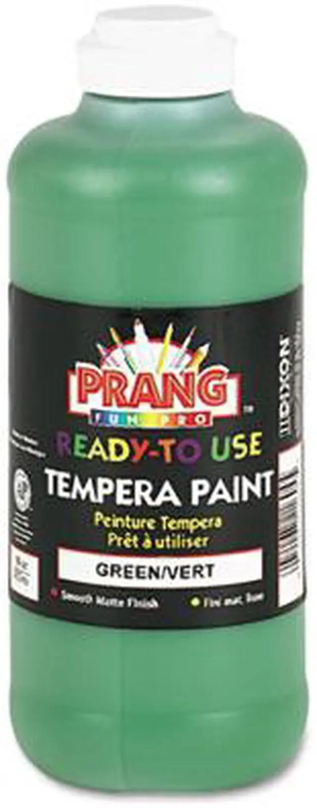 Alt view image 2 of 3 - Dixon Ticonderoga Company DIX21604 Tempera Paint- Ready to Use- Nontoxic- 16 oz.- Green