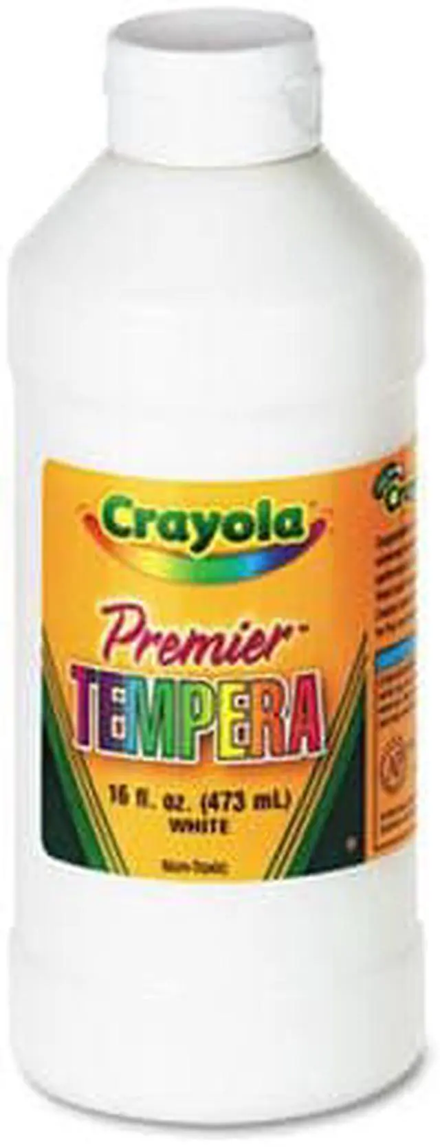 Alt view image 6 of 10 - Crayola. 541216053 Premier Tempera Paint, White, 16 oz