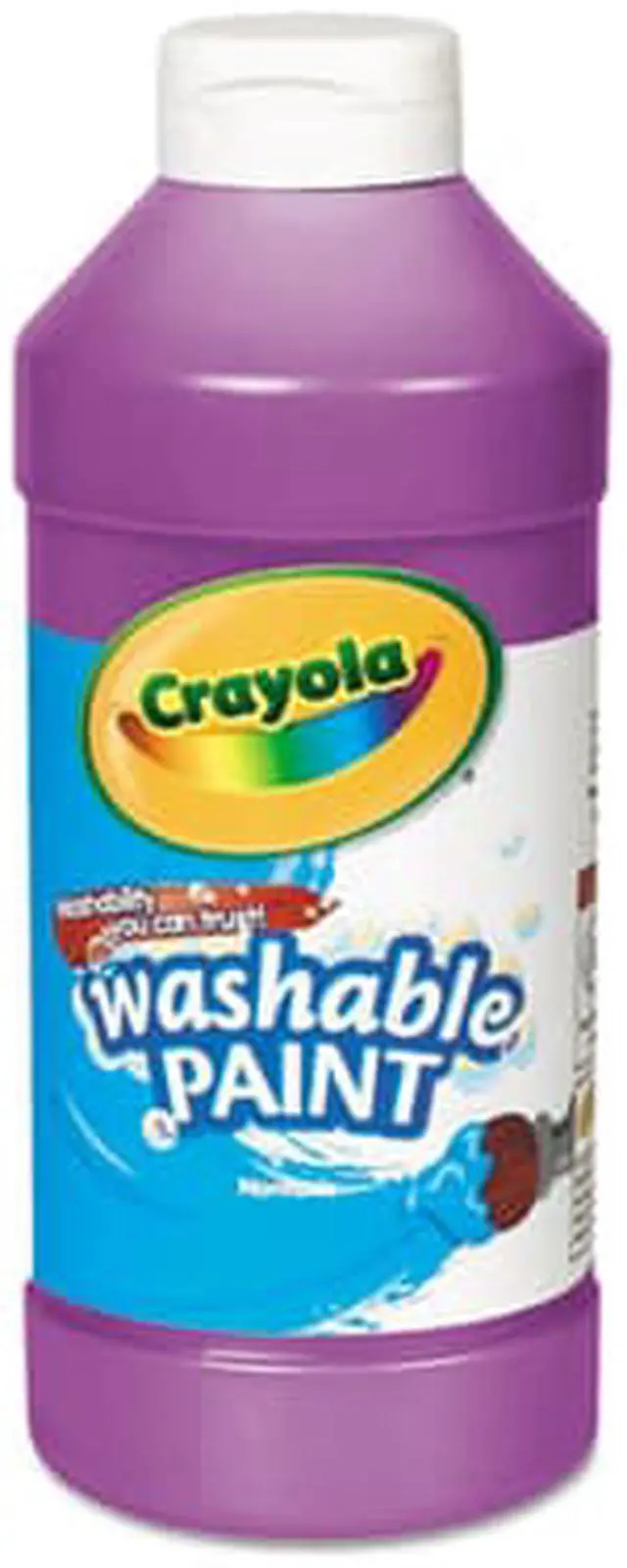 Alt view image 8 of 10 - Crayola. 542016040 Washable Paint  Violet  16 oz