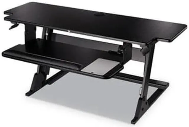Alt view image 15 of 20 - 3M SD70B Precision Standing Desk XL Easy Lift, Primary Work Surface Large Enough to Fit Two 27" Monitors and Lift Up to 45 lbs - Black - MMM SD70B