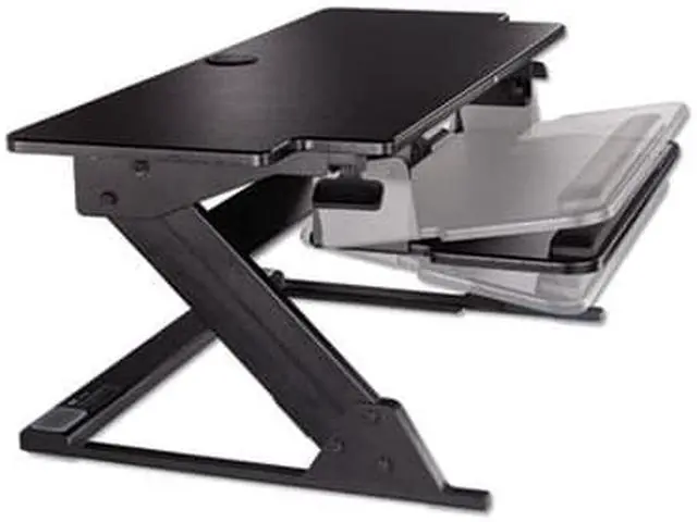 Alt view image 17 of 20 - 3M SD70B Precision Standing Desk XL Easy Lift, Primary Work Surface Large Enough to Fit Two 27" Monitors and Lift Up to 45 lbs - Black - MMM SD70B