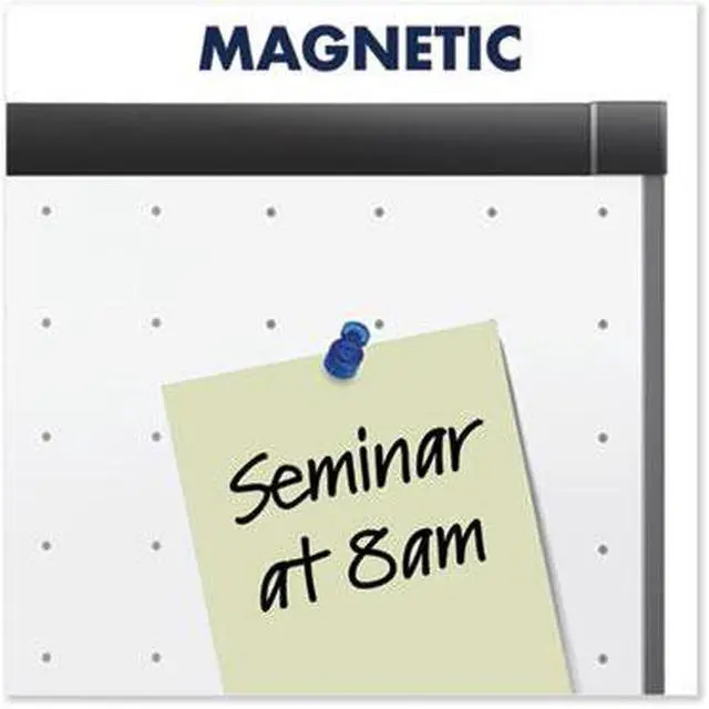 Alt view image 9 of 20 - Quartet TEM544G Prestige 2 Magnetic Total Erase Whiteboard, 48 x 36, Graphite Color Frame, 1 Each