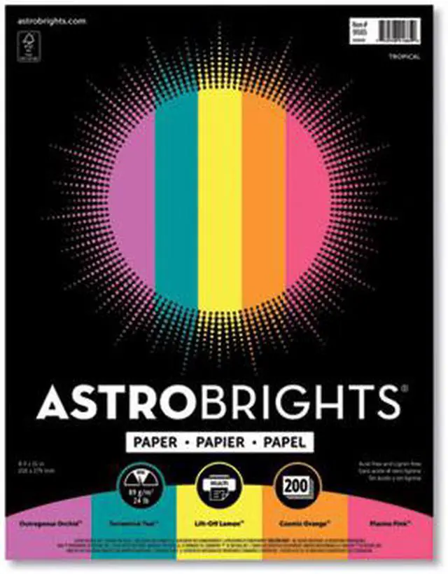 Alt view image 5 of 10 - Astrobrights Color Paper 8.5 x 11 24 lb/89 91665