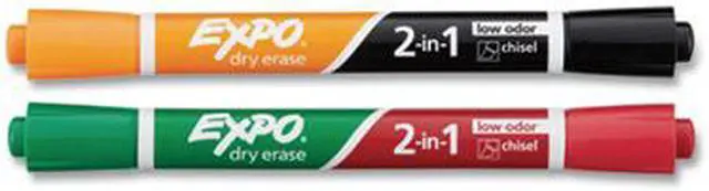 Alt view image 11 of 16 - 2 In 1 Dry Erase Markers 2/Pkg-4 Colors