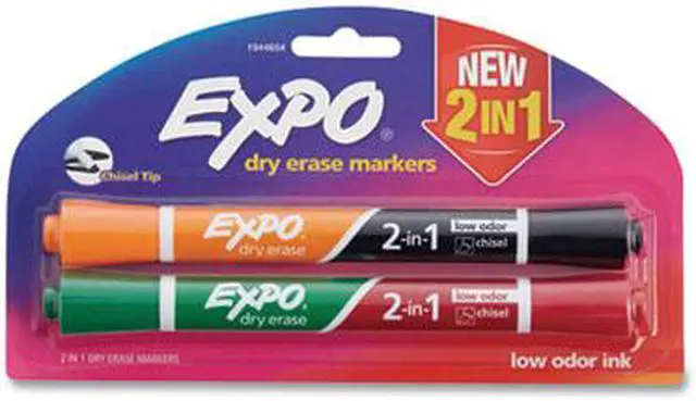 Alt view image 10 of 16 - 2 In 1 Dry Erase Markers 2/Pkg-4 Colors