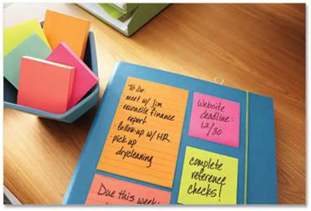 Alt view image 4 of 12 - Post-it Notes 3" x 3" Cape Town Collection 100 Sheets/Pad 1611322