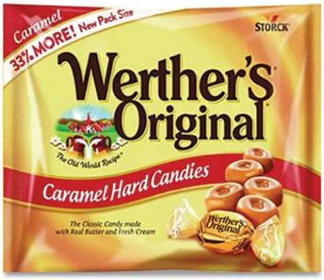 Alt view image 2 of 6 - Hard Candies Caramel 12 oz Bag SUL05766