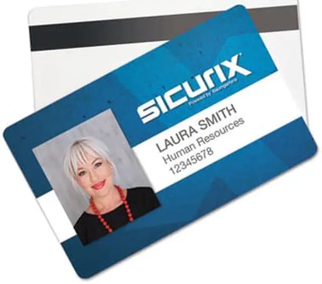 Alt view image 8 of 12 - Baumgartens PVC ID Card - 2.12" Width x 3.37" Length - White BAU80340