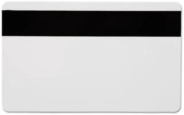 Alt view image 11 of 12 - Baumgartens PVC ID Card - 2.12" Width x 3.37" Length - White BAU80340