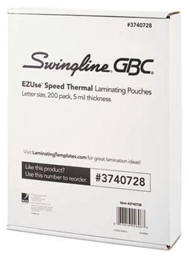 Alt view image 4 of 6 - GBC Laminating Pouches 5 mil 9 x 11.5 3740728