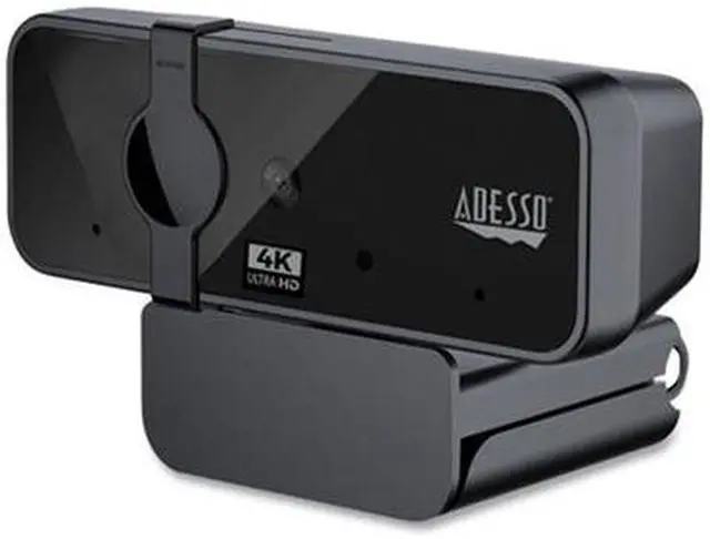 Alt view image 7 of 8 - Adesso CyberTrack HD 3840x2160 Webcam 8 Megapixels Black (CYBERTRACKH6)