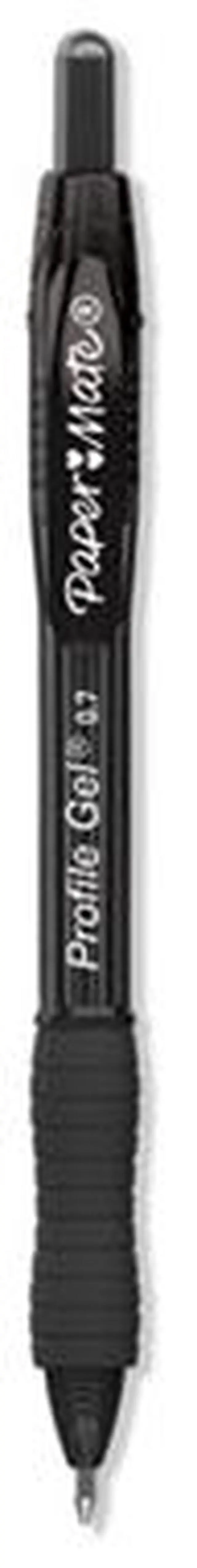 Alt view image 2 of 12 - Paper Mate Retractable Gel Pen Medium 0.7 mm BLK Ink 2095473