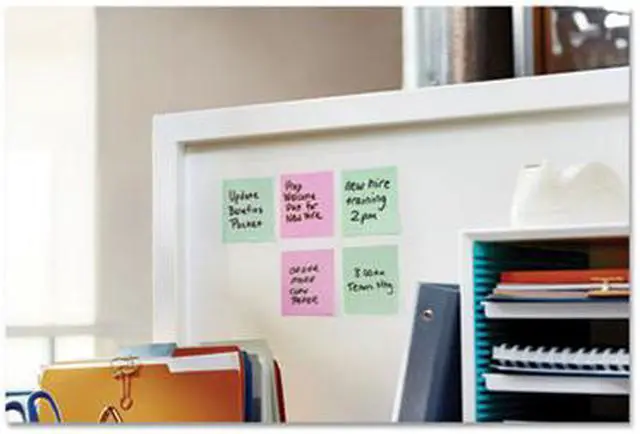 Alt view image 12 of 20 - Post-it Original Pads in Marseille Colors 3 x 3 100-Sheet 12/Pack 654AST