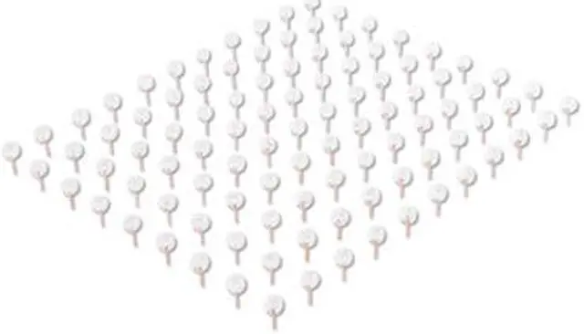 Alt view image 7 of 13 - U Brands Fashion Sphere Push Pins Plastic Clear 7/16" 100/Pack 3089U06-24