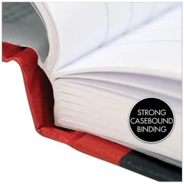 Alt view image 10 of 20 - Black n' Red Casebound Notebook Legal Rule 11 3/4 x 8 1/4 White 96 Sheets D66174