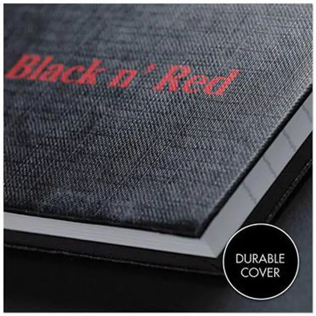 Alt view image 11 of 20 - Black n' Red Casebound Notebook Legal Rule 11 3/4 x 8 1/4 White 96 Sheets D66174