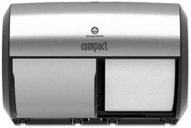 Alt view image 6 of 7 - Compact Double-roll Bath Tissue Dispenser