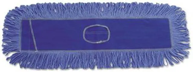 Alt view image 15 of 20 - Boardwalk Mop Head Dust Looped-End Cotton/Synthetic Fibers 24 x 5 Blue 1124