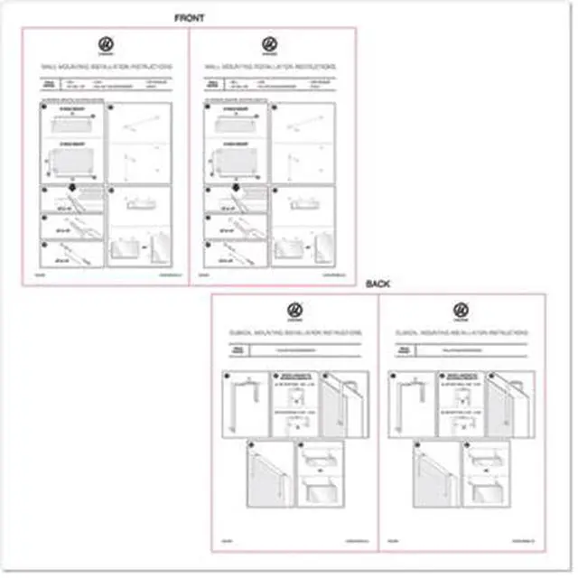 Alt view image 14 of 20 - U Brands Cubicle Glass Dry Erase Undated One Week Calendar Board 20 x 5.5 White