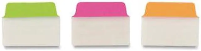 Alt view image 10 of 11 - Avery Ultra Tabs Repositionable Tabs 2 x 1 1/2 Neon: Green Orange Pink 24/Pack