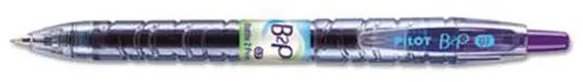 Alt view image 3 of 4 - Pilot B2P Bottle-2-Pen Recycled Retractable Gel Ink Pen Purple Ink .7mm 31622