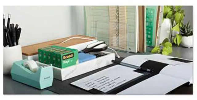 Alt view image 7 of 17 - Scotch Magic Tape Value Pack, 1" Core, 0.75" X 83.33 Ft, Clear, 12/Pack 810K12