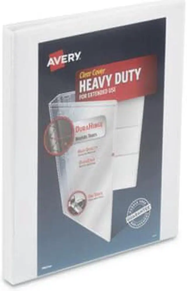 Alt view image 10 of 20 - Avery View Binder Heavy-duty Slant Ring 1/2" Cap Letter-size WE 79767