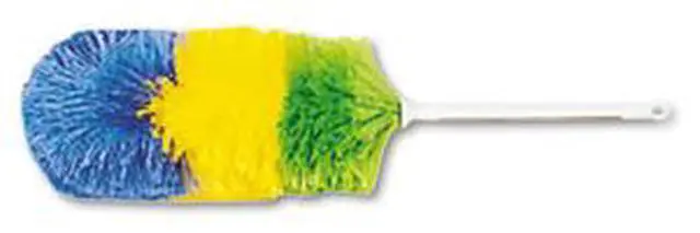 Alt view image 8 of 16 - Boardwalk Polywool Duster w/20" Plastic Handle Assorted Colors 9441