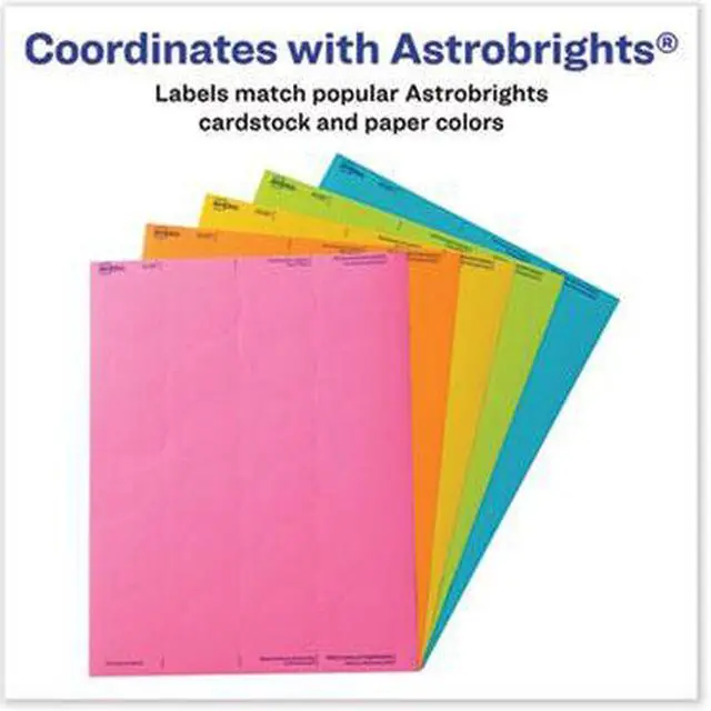 Alt view image 14 of 20 - Avery Label,2x2 5/8",150/Pk,Ast 4331