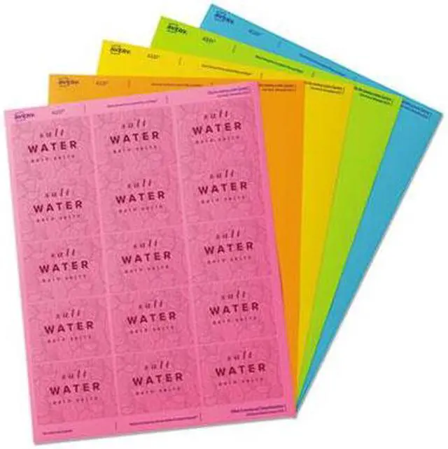 Alt view image 16 of 20 - Avery Label,2x2 5/8",150/Pk,Ast 4331