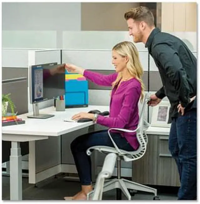 Alt view image 7 of 14 - Fellowes Privascreen™ Blackout Privacy Filter - 27.0" Wide