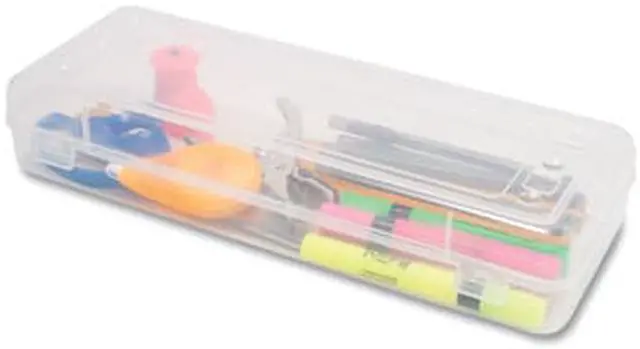 Alt view image 6 of 6 - Advantus 67033 Stretch Art Box, Polypropylene, Snap Shut, Clear