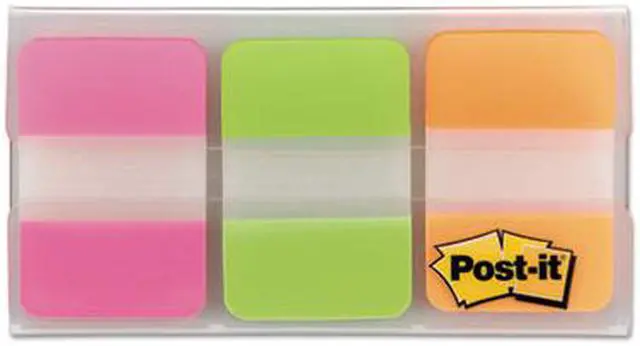 Alt view image 2 of 18 - Post-It Tabs 1" Tabs, 1/5-Cut Tabs, Assorted Brights, 1" Wide, 66/Pack 686PGO