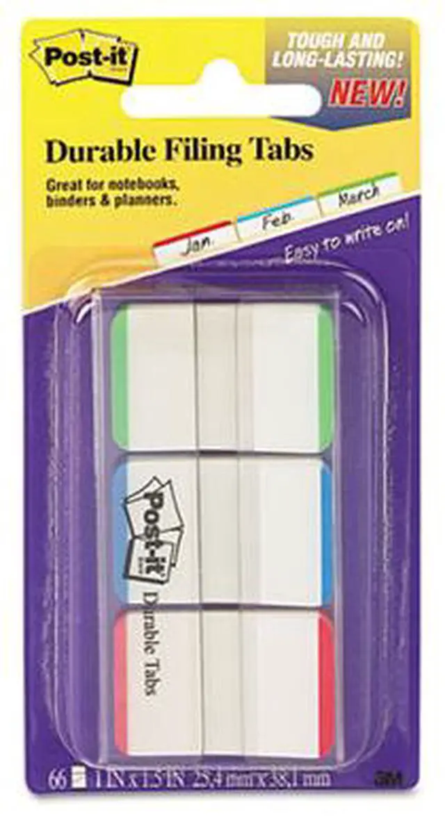Alt view image 4 of 20 - Post-It Tabs Tab,Index File 1",Ast 686LGBR