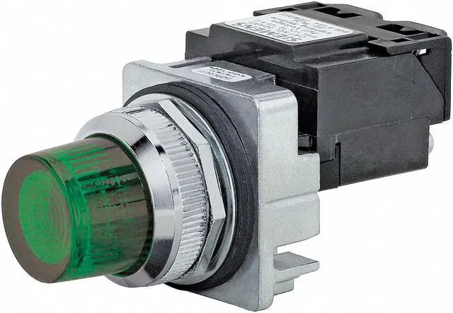 Alt view image 2 of 2 - Pilot Light, LED, Transformer, Grn, 120VAC 52PL5G3XB