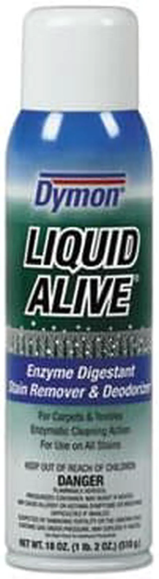 Alt view image 2 of 3 - Dymon Liquid Alive Carpet Cleaner/Deodorizer 20 oz Aerosol Spray 12/Carton 33420