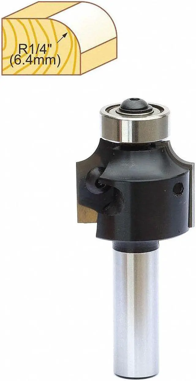 Alt view image 2 of 2 - WESTWARD 20KY41 Router Bit,Alloy Steel/Carbide,1-1/4in.