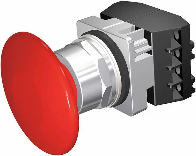Alt view image 2 of 2 - SIEMENS 52PM9V2G Non-Illuminated Push Button, 30 mm, 2NC, Red