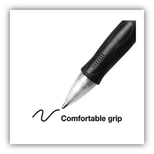 Alt view image 8 of 17 - BIC Velocity Retractable Ball Pen Black Ink 1 mm 36/Pack VLG361BK