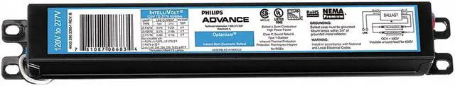 Alt view image 2 of 2 - ADVANCE IOPA-3P32-LW-N 71 to 73 Watts, 2 or 3 Lamps, Electronic Ballast
