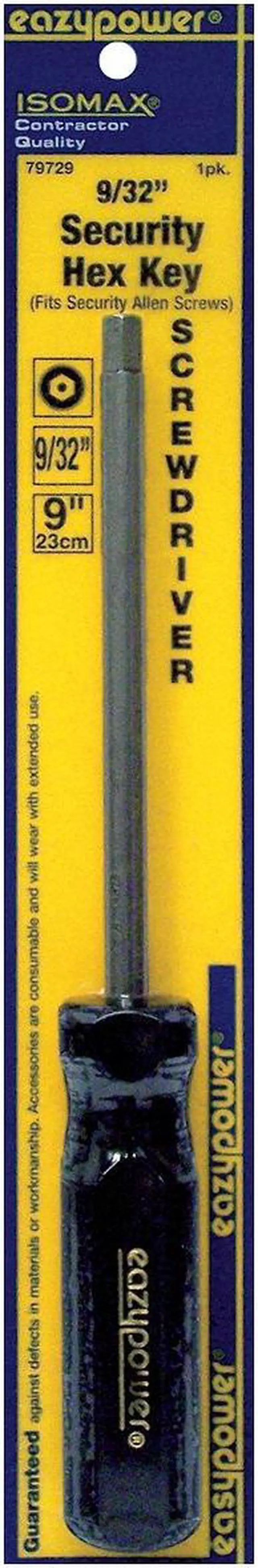 Alt view image 3 of 3 - Security Hex Screwdriver, 9/32 In